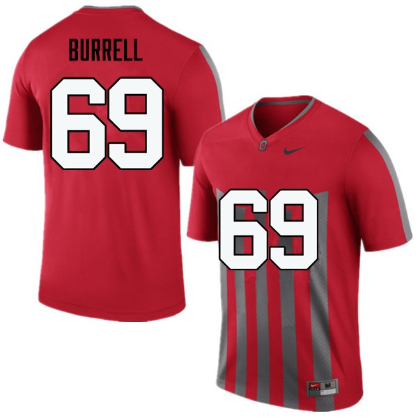 Ohio State Buckeyes #69 Matthew Burrell Men Official Jersey Throwback